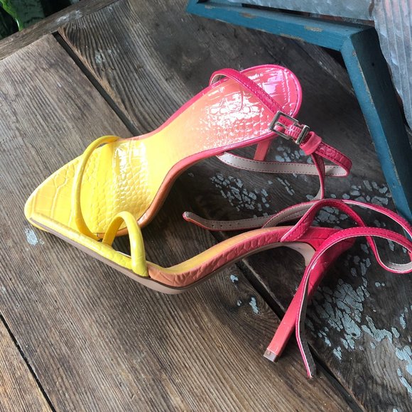 Mix No 6 Slingback Heels Size 7.5M - Picture 3 of 9